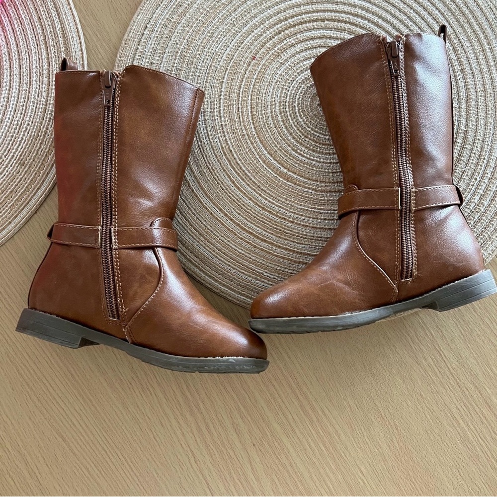 Cat & Jack Brown Kids Boots